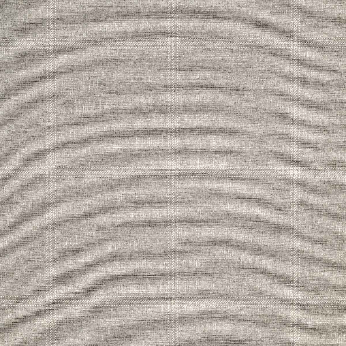 Jackson Plaid White and Greige on Canvas Linen - Phillip Jeffries 10711