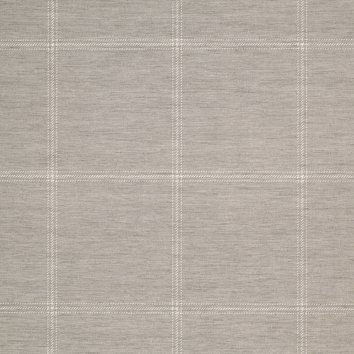 JACKSON-PLAID-WHITE-AND-GREIGE-ON-CANVAS-LINEN-PHILLIP-JEFFRIES-10711 - Phillip Jeffries Wallpaper Wallcovering