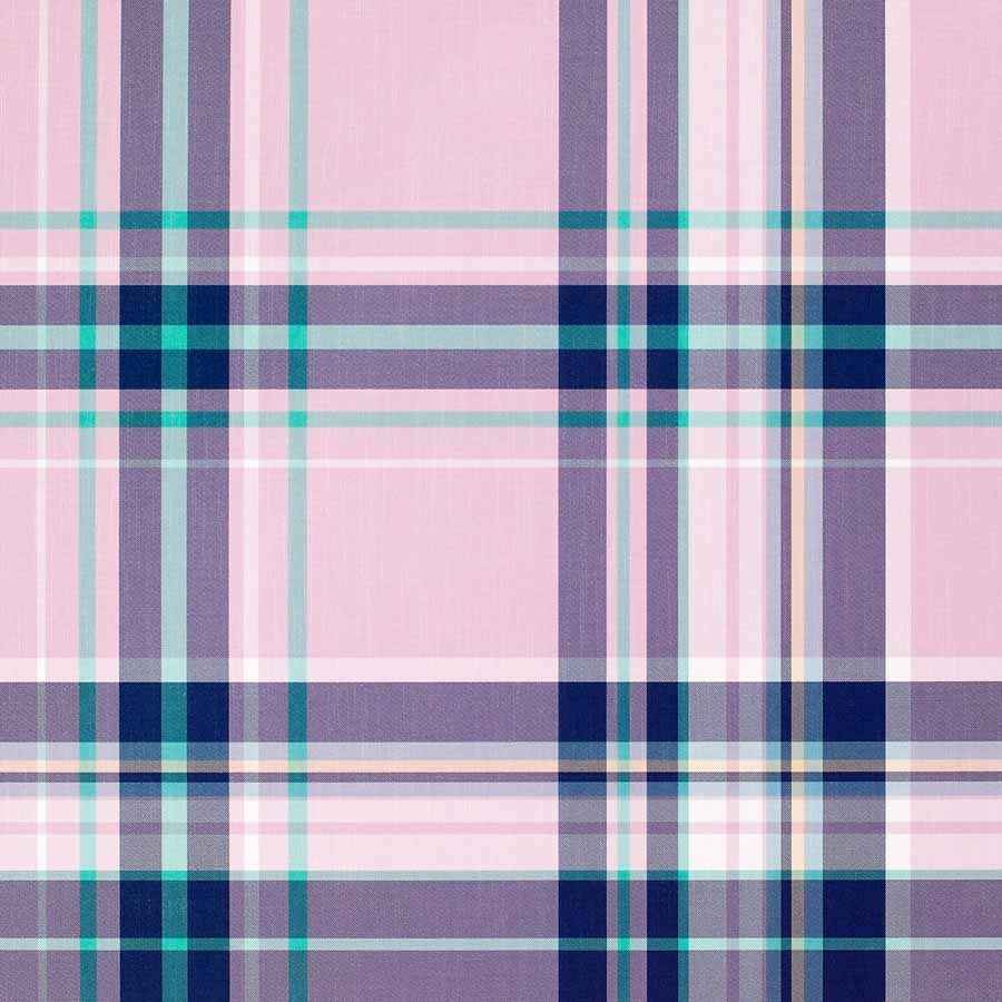 Preppy Plaid Pink Bermuda Sands on Canvas Linen - Phillip Jeffries 8683