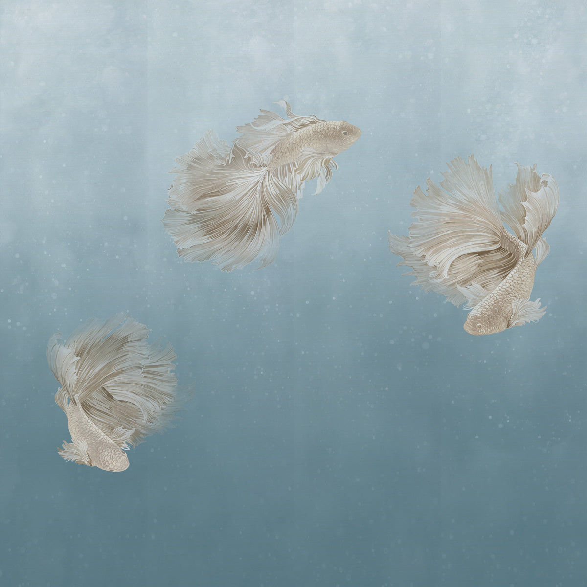 AFLOAT-RARE-BLUE-ON-GLAM-GRASS-PHILLIP-JEFFRIES-27703 - Phillip Jeffries Wallpaper Wallcovering