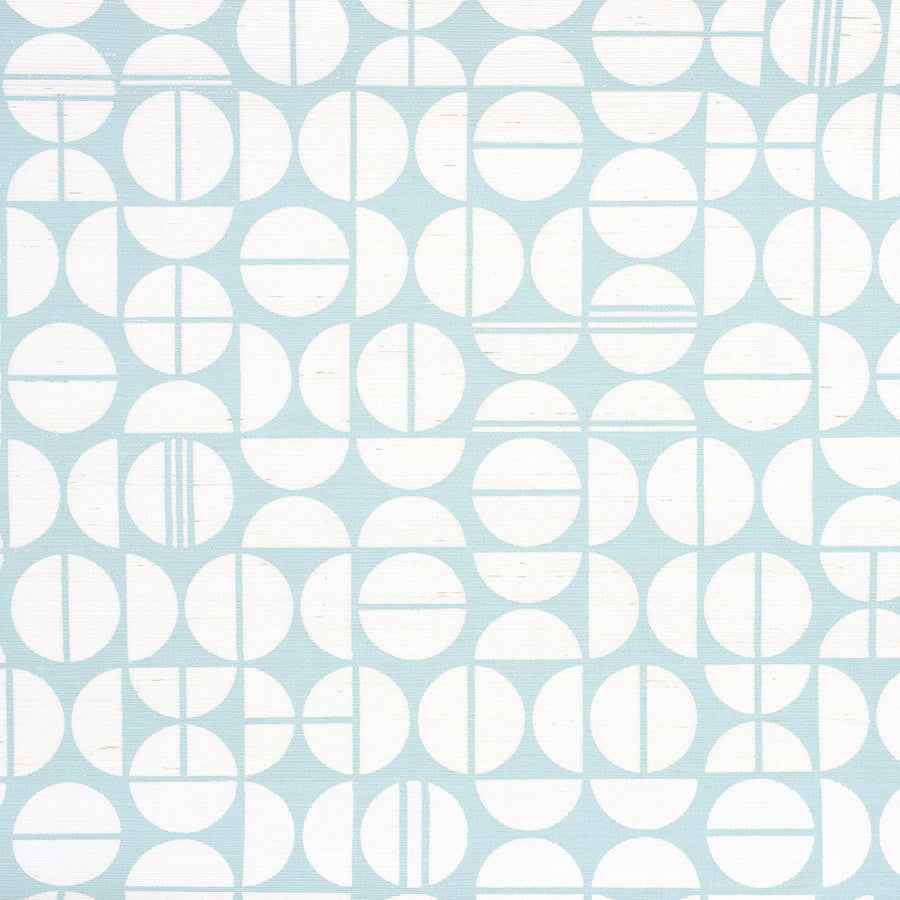 Modern Moon Serene Blue on Manila Hemp - Phillip Jeffries 2949