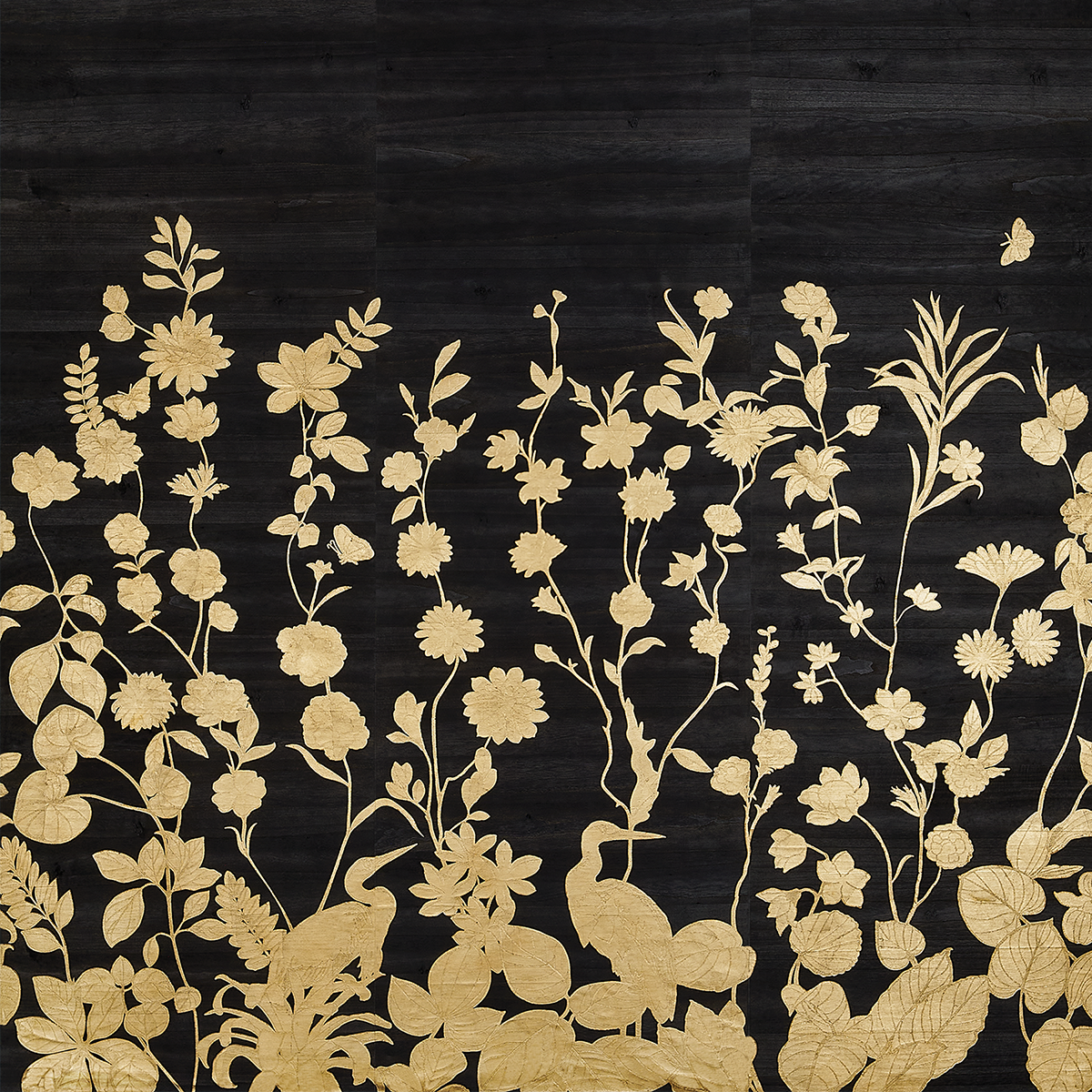 FLOURISH-MIDNIGHT-REGAL-PHILLIP-JEFFRIES-10350 - Phillip Jeffries Wallpaper Wallcovering