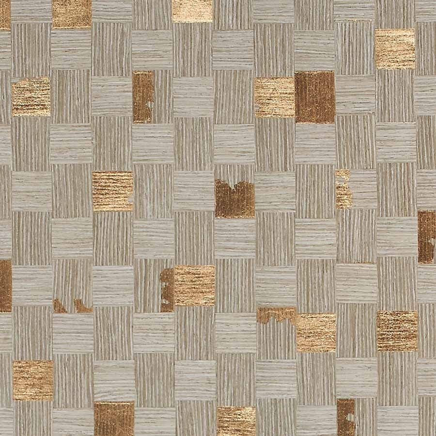 GILDED-GRID-ASH-AND-GOLD-PHILLIP-JEFFRIES-6414 - Phillip Jeffries Wallpaper Wallcovering