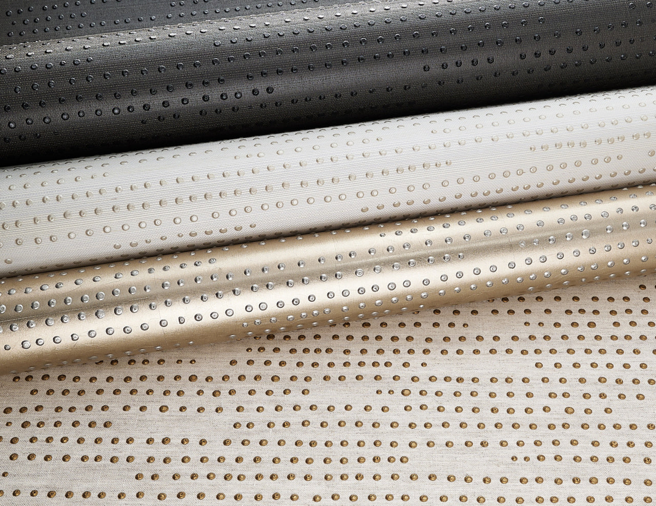 RUNWAY-RIVETS-IVORY-ON-MANILA-HEMP-PHILLIP-JEFFRIES-10586 - Phillip Jeffries Wallpaper Wallcovering
