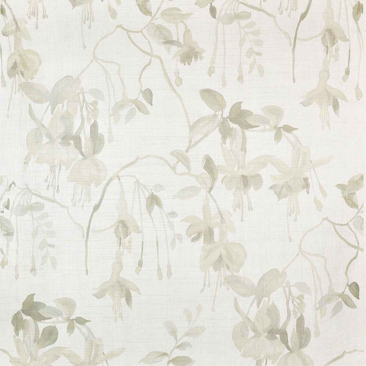 Blushing Blooms Silver Beige on Canvas Linen - Phillip Jeffries 9827