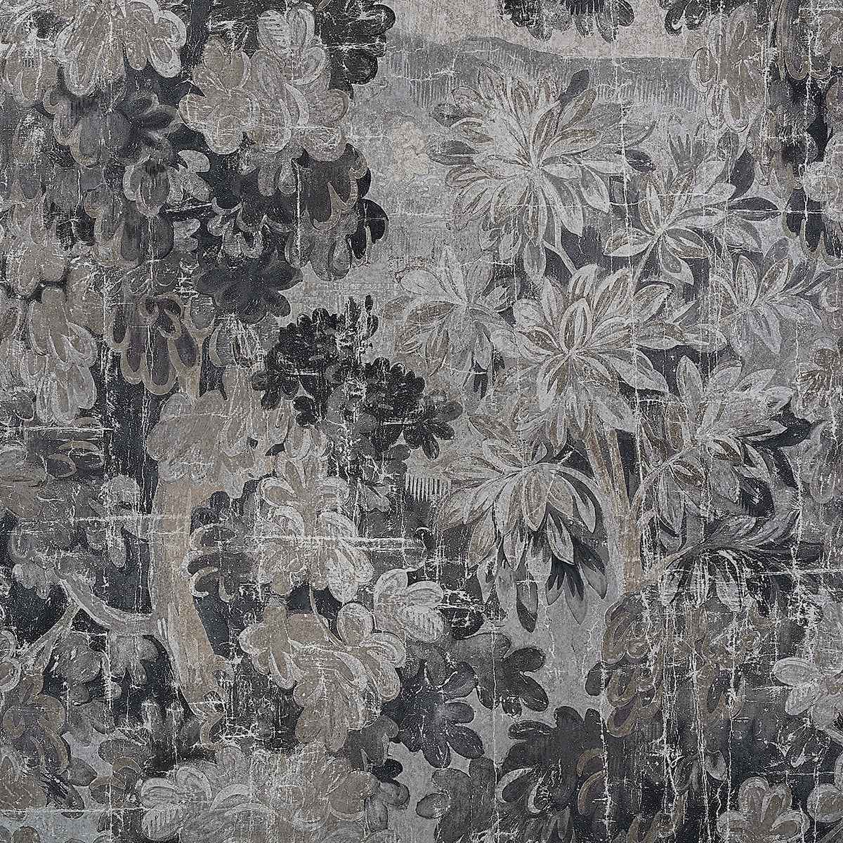 Midsummer Sterling Wood on Vinyl Mirror Mirror - Phillip Jeffries 31506 - Phillip Jeffries Wallpaper Wallpaper