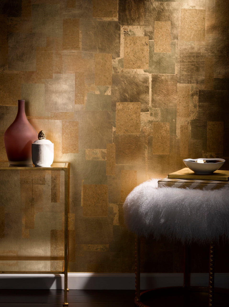 GV104-DECO-LEAF-SPIRE-PHILLIP-JEFFRIES-GV104 - Phillip Jeffries Wallpaper Wallcovering