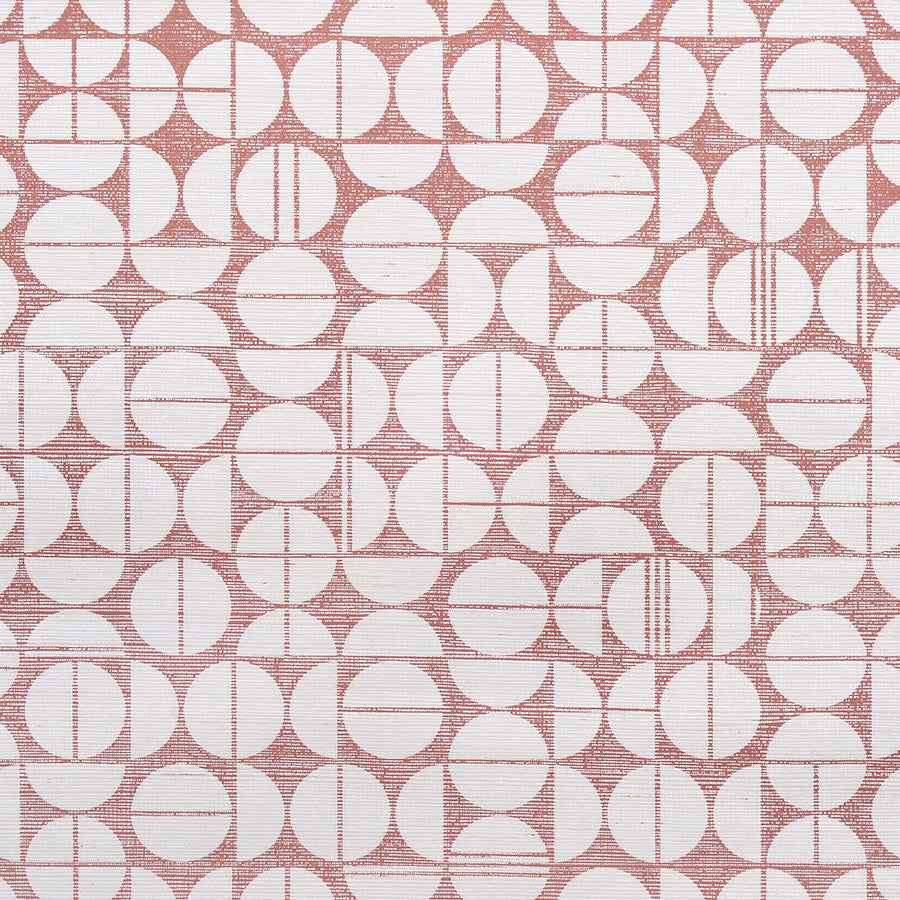 Modern Moon Blooming Pink on Glam Grass - Phillip Jeffries 2951 - Phillip Jeffries Wallpaper Wallpaper