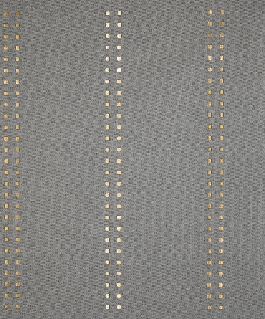 STUDS-AND-STRIPES-VERTICAL-SOFT-GOLD-ON-TWEED-PHILLIP-JEFFRIES-5790-V - Phillip Jeffries Wallpaper Wallcovering