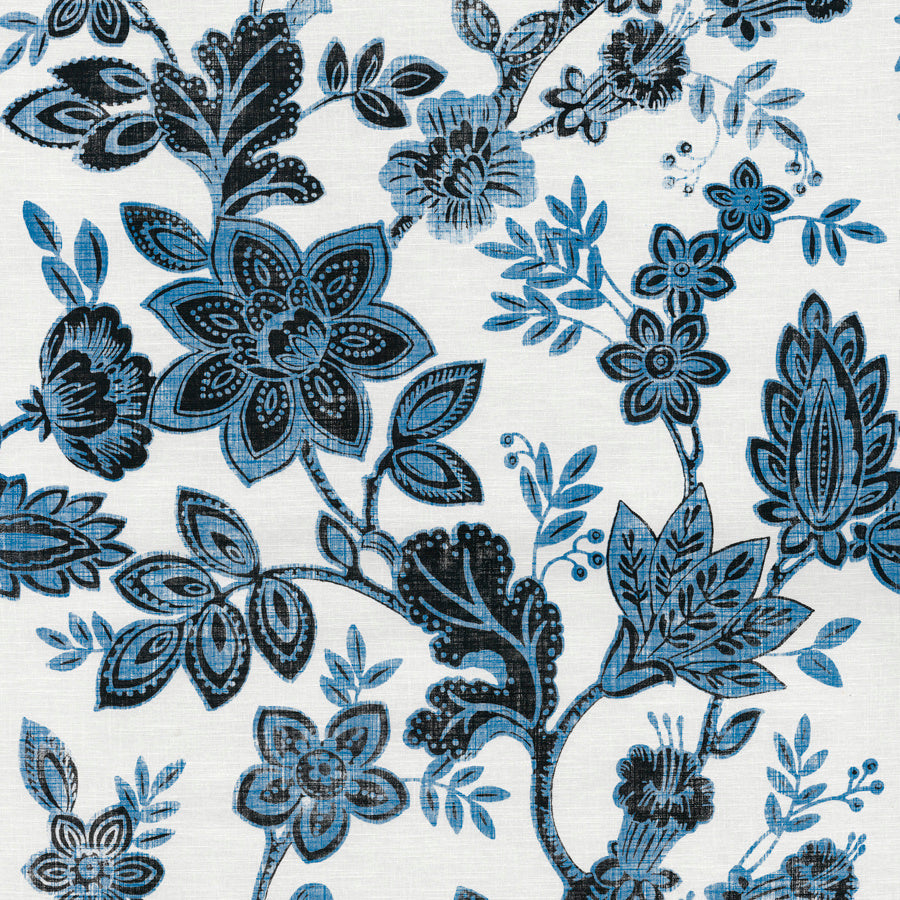 BOHEMIA-SAPPHIRE-ON-CANVAS-LINEN-PHILLIP-JEFFRIES-7491 - Phillip Jeffries Wallpaper Wallcovering