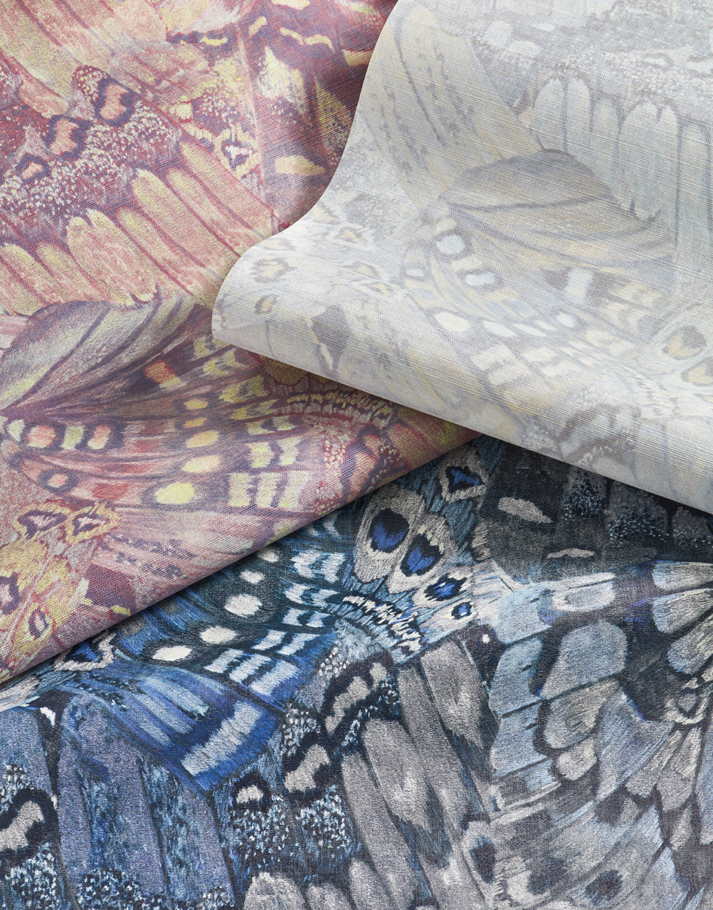 AFLUTTER-AZURE-COAST-ON-VINYL-ABACA-PHILLIP-JEFFRIES-9837 - Phillip Jeffries Wallpaper Wallcovering