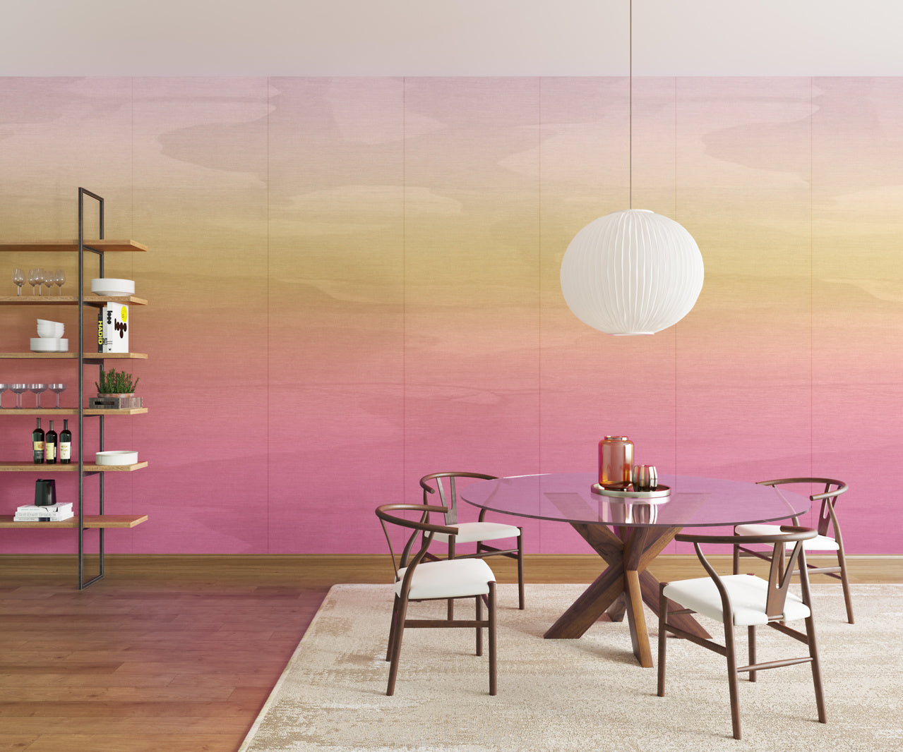 MIRAGE-SHERBERT-SUNSET-ON-MANILA-HEMP-PHILLIP-JEFFRIES-8730 - Phillip Jeffries Wallpaper Wallcovering