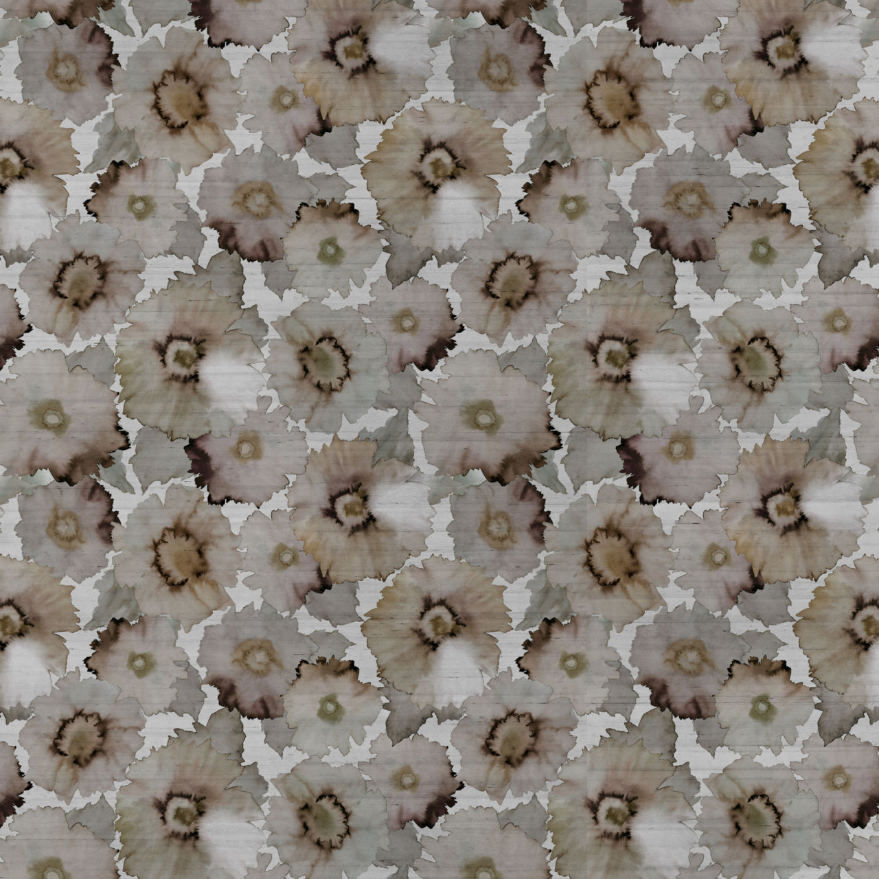BLOOM-ANTIQUE-UMBER-ON-STAR-DUST-SILK-PHILLIP-JEFFRIES-7188-S - Phillip Jeffries Wallpaper Wallcovering