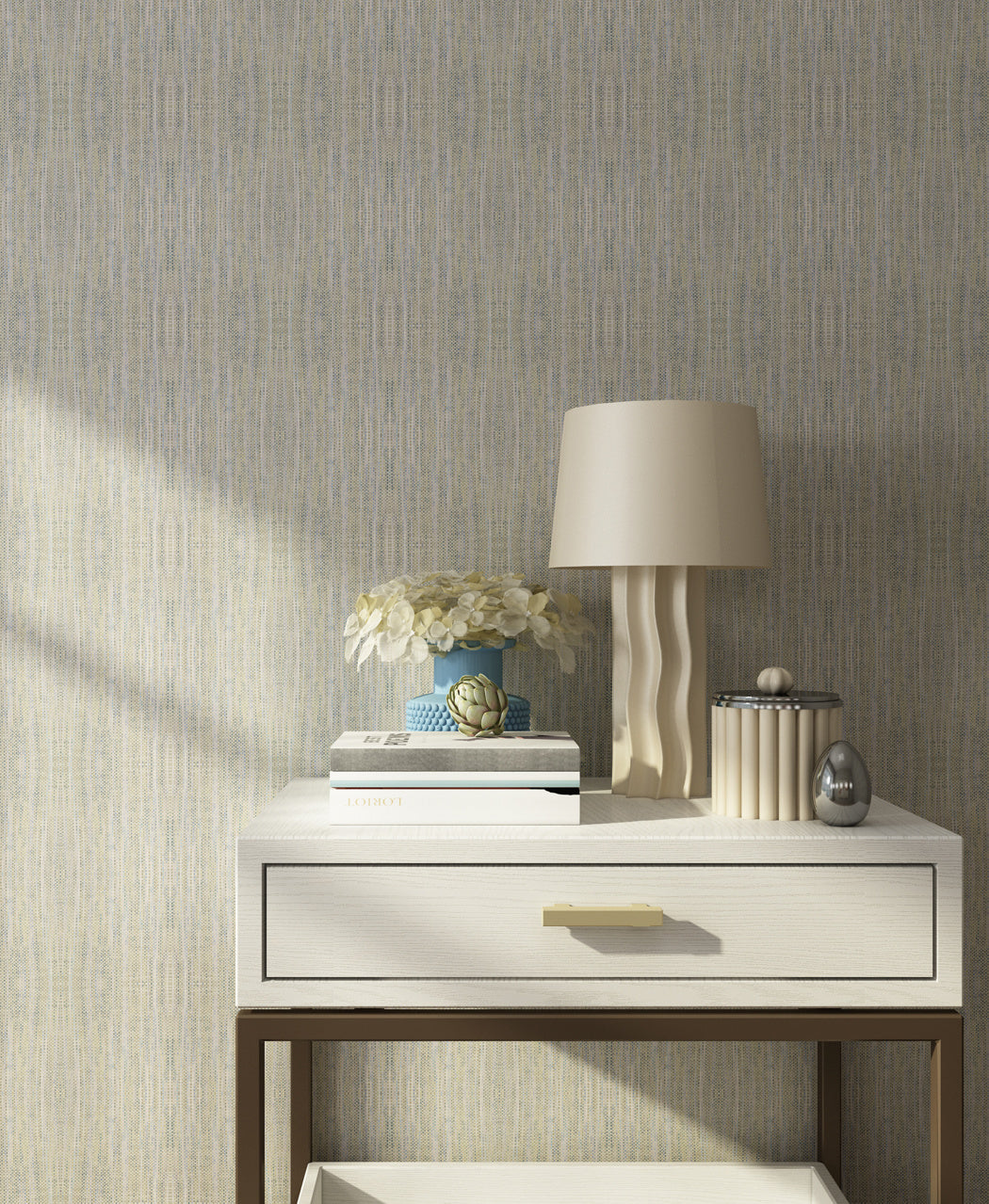 WOVEN-WICKER-BLUE-GRAY-PHILLIP-JEFFRIES-1276 - Phillip Jeffries Wallpaper Papel pintado