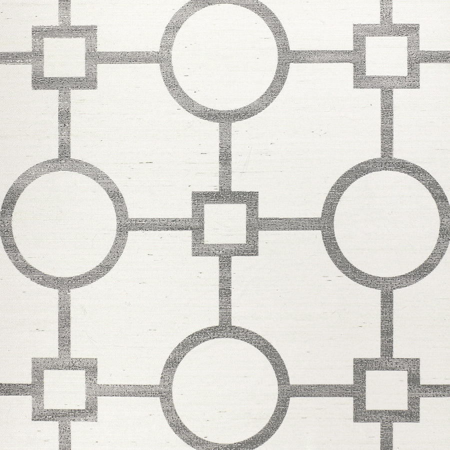 UNION-SQUARE-SILVER-ON-MANILA-HEMP-PHILLIP-JEFFRIES-5670 - Phillip Jeffries Wallpaper Wallcovering