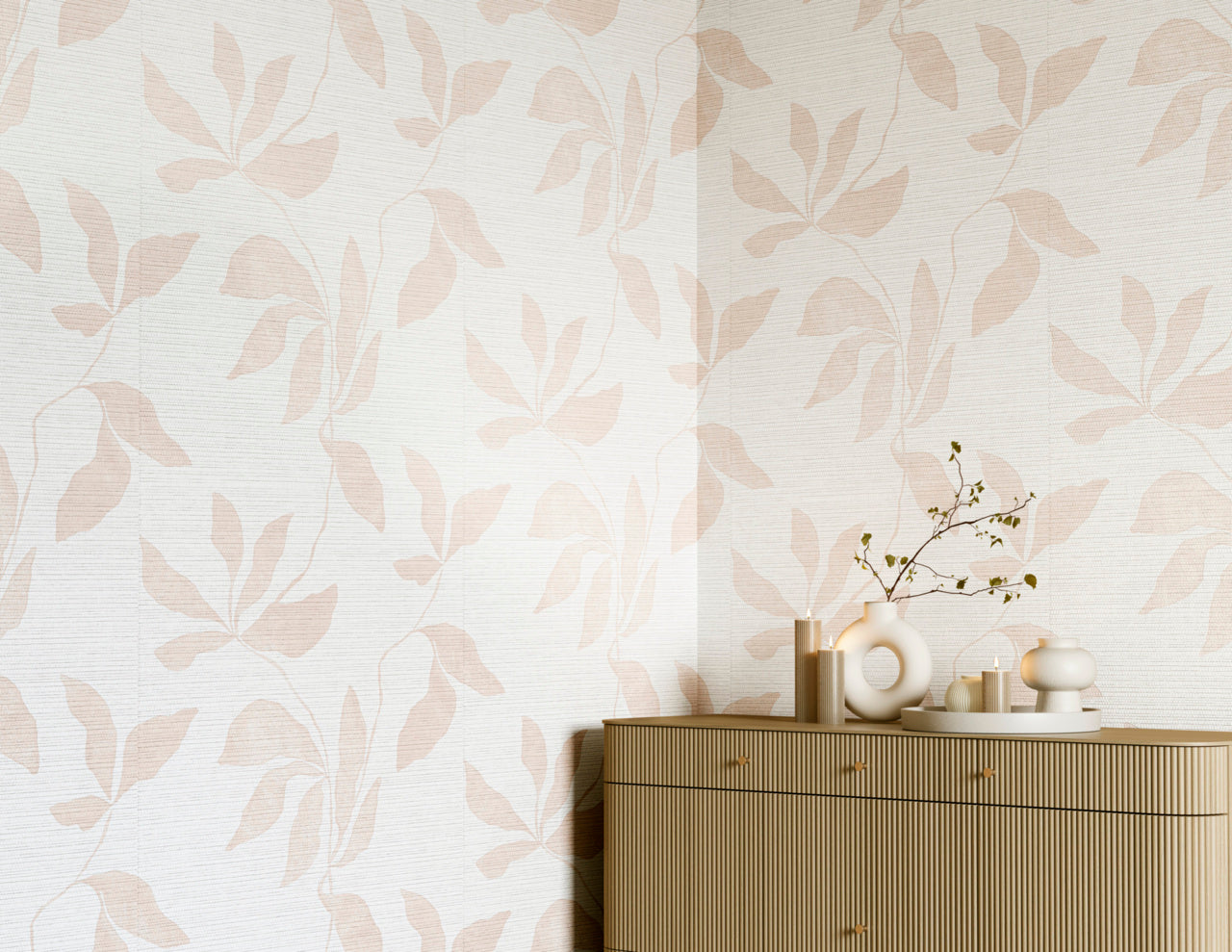 DESERT-IVY-BLUSH-HAZE-ON-WOVEN-WALLS-PHILLIP-JEFFRIES-40208 - Phillip Jeffries Wallpaper Wallpaper