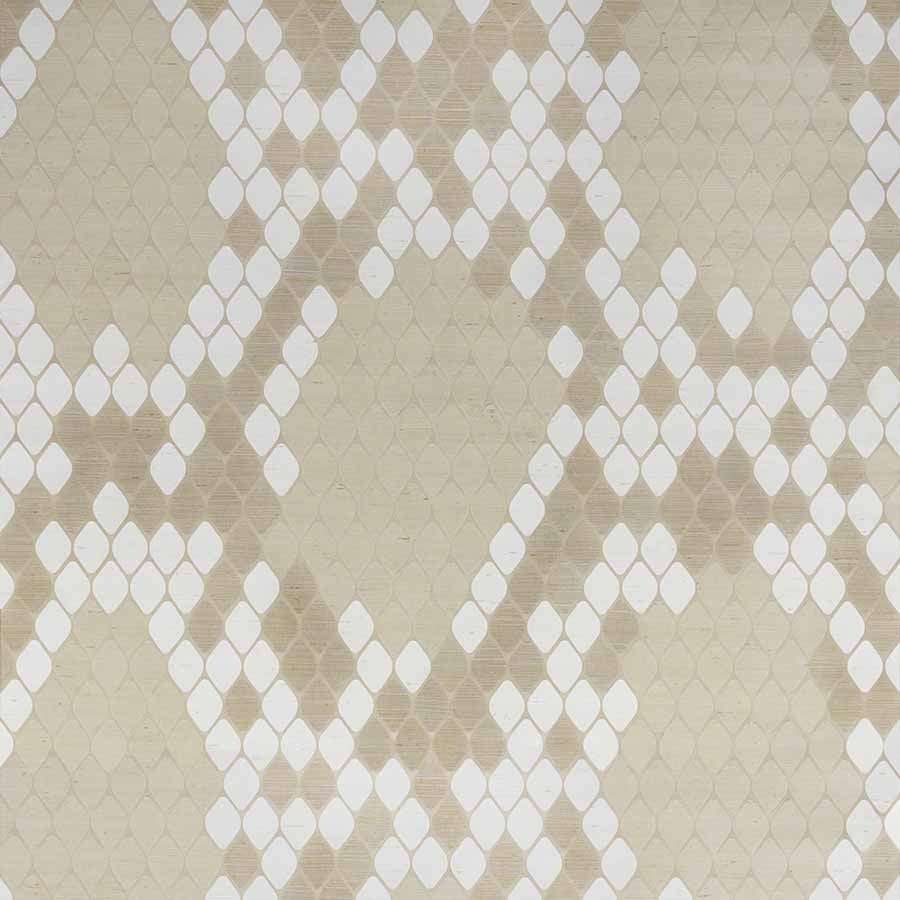 MOSAIC-MAMBA-SLITHERING-WHITE-PHILLIP-JEFFRIES-4246 - Phillip Jeffries Wallpaper Wallcovering