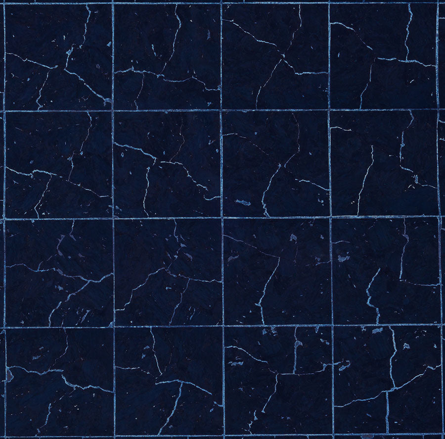 CRACKED-CORK-BUBBLY-BLUE-PHILLIP-JEFFRIES-5082 - Phillip Jeffries Wallpaper Wallcovering