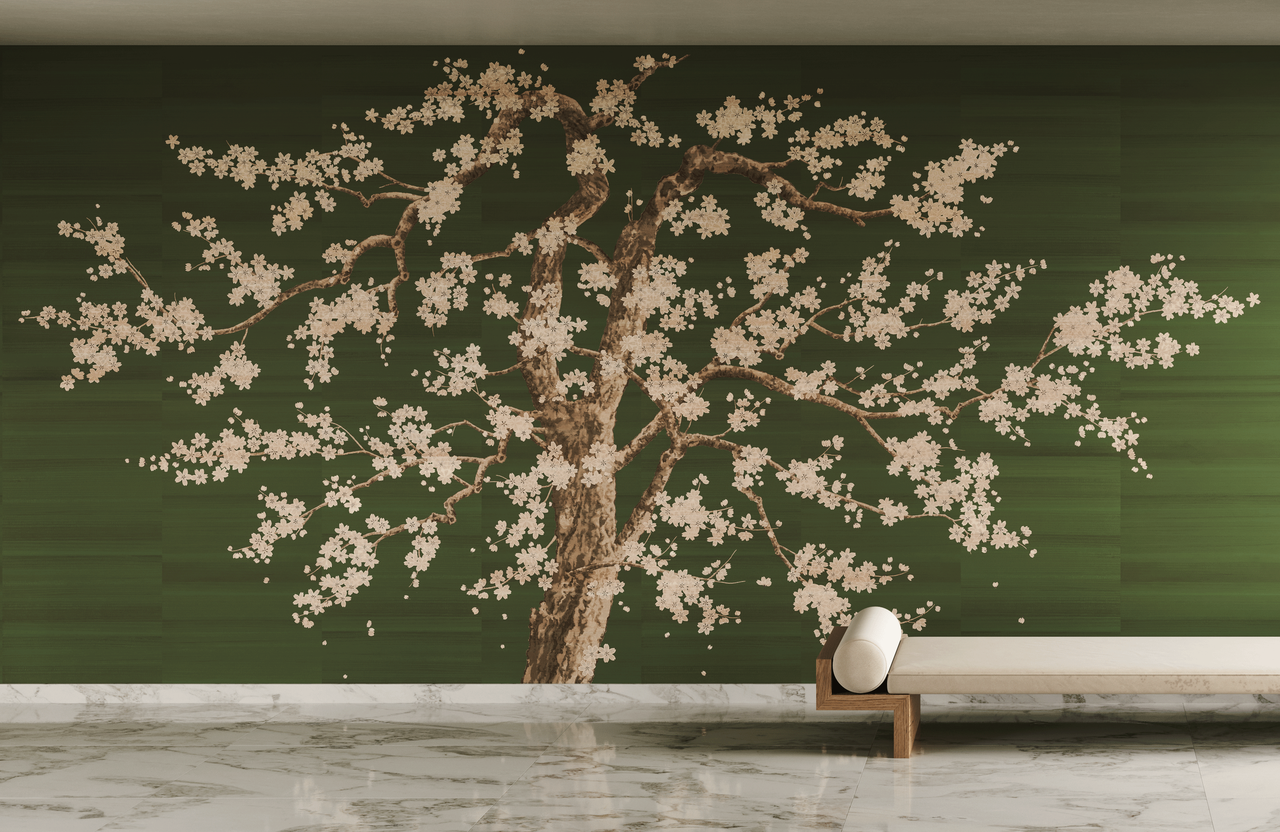 PRELUDE-BOTANIC-ON-FLOORED-PHILLIP-JEFFRIES-10755 - Phillip Jeffries Wallpaper Wallcovering