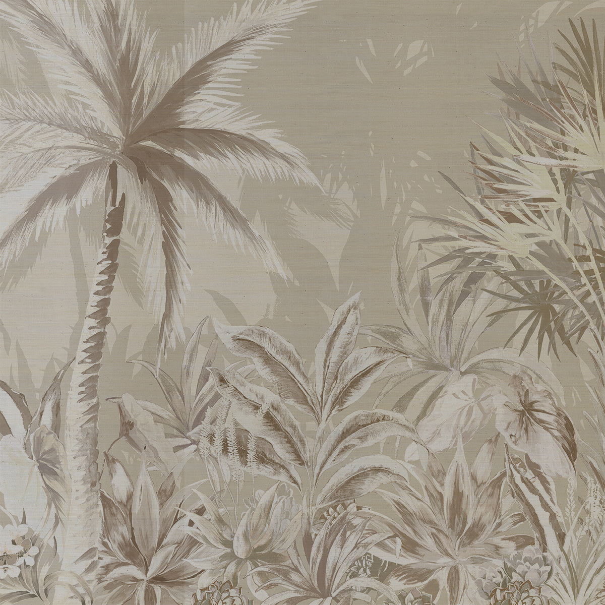 ARBORETUM-TAUPE-ON-MANILA-HEMP-PHILLIP-JEFFRIES-5575 - Phillip Jeffries Wallpaper Wallcovering