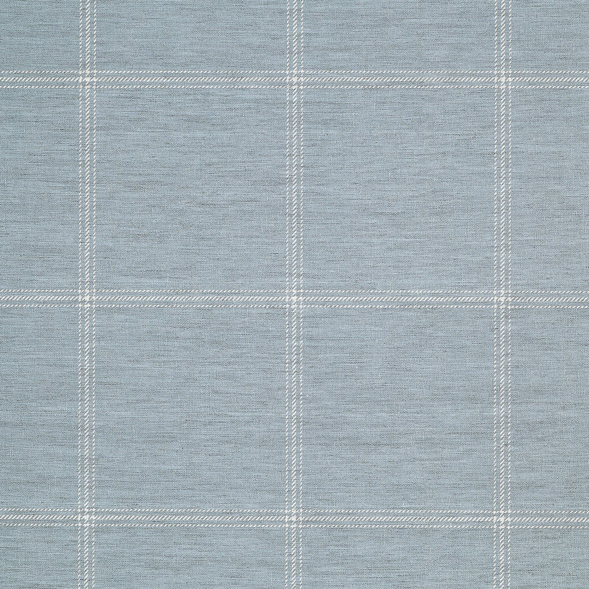 JACKSON-PLAID-WHITE-AND-LIGHT-BLUE-ON-CANVAS-LINEN-PHILLIP-JEFFRIES-10712 - Phillip Jeffries Wallpaper Wallcovering