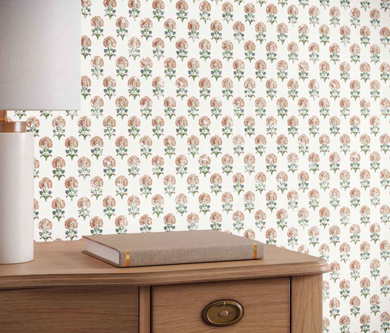 Manor House Autumn Topiary - Phillip Jeffries 40305 - Phillip Jeffries Wallpaper Wallcovering