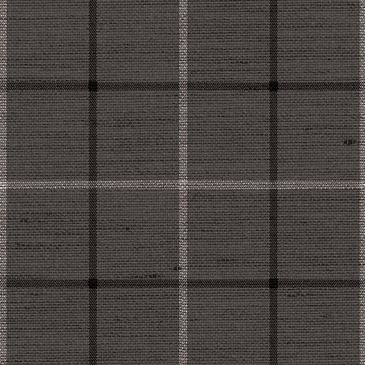 GEORGIAN-GRID-GREY-AND-BLACK-ON-CANVAS-LINEN-PHILLIP-JEFFRIES-9127 - Phillip Jeffries Wallpaper Wallcovering