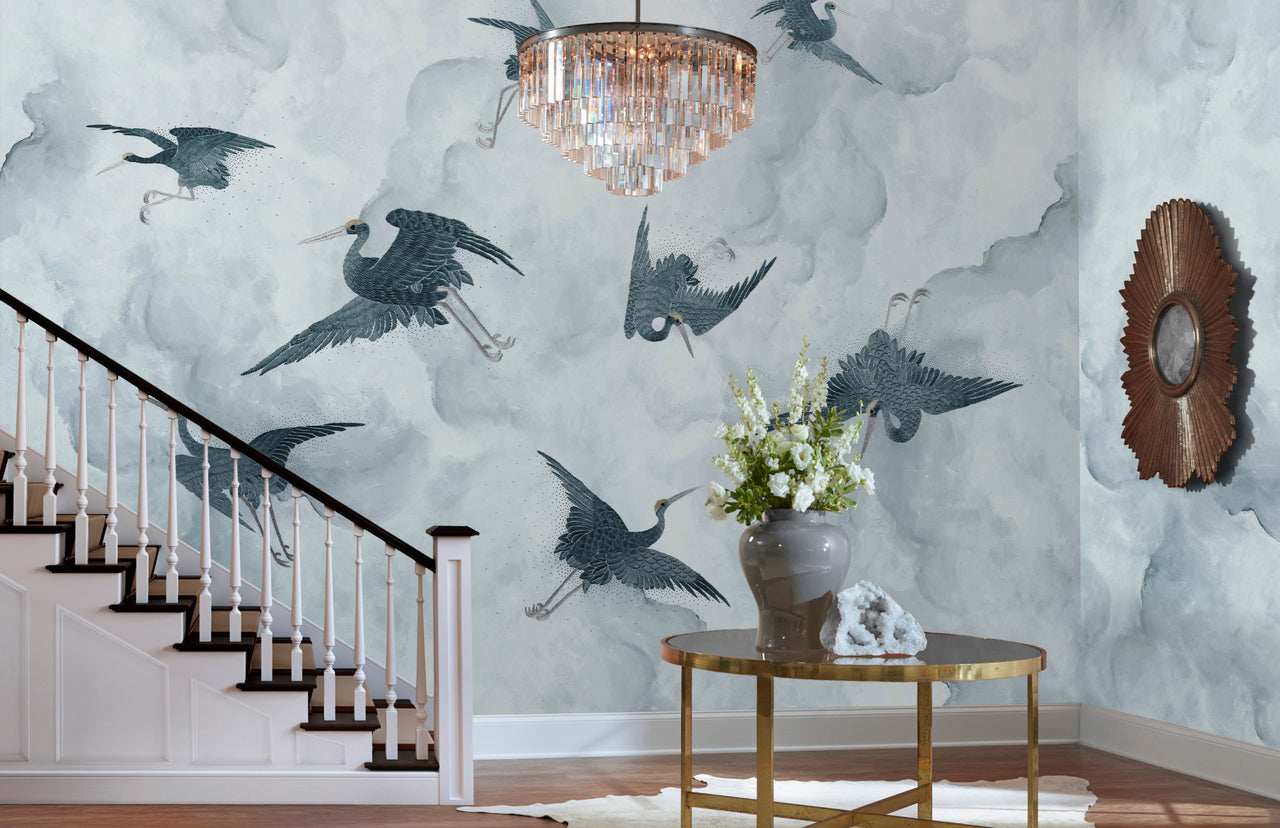 FLIGHT-PEACOCK-ON-MANILA-HEMP-PHILLIP-JEFFRIES-7054 - Phillip Jeffries Wallpaper Wallcovering
