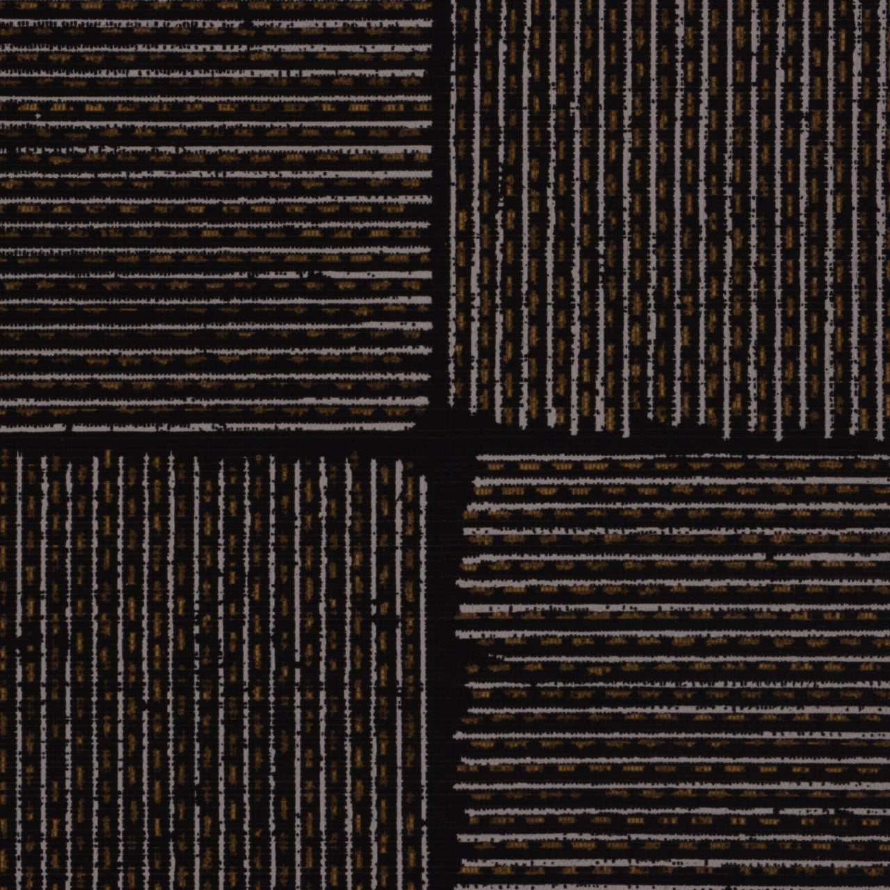 KANTHA-BRUTAN-BLACK-ON-GLAZED-ABACA-PHILLIP-JEFFRIES-2587 - Phillip Jeffries Wallpaper Wallcovering