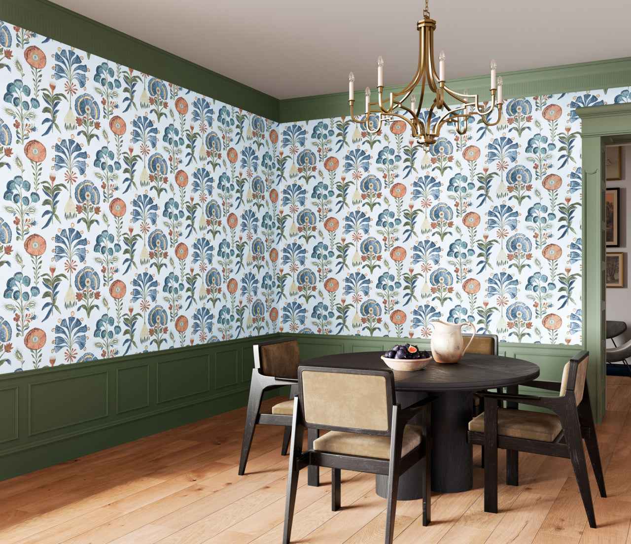 Posy Bluebell Waltz - Phillip Jeffries 40404 - Phillip Jeffries Wallpaper Wallcovering