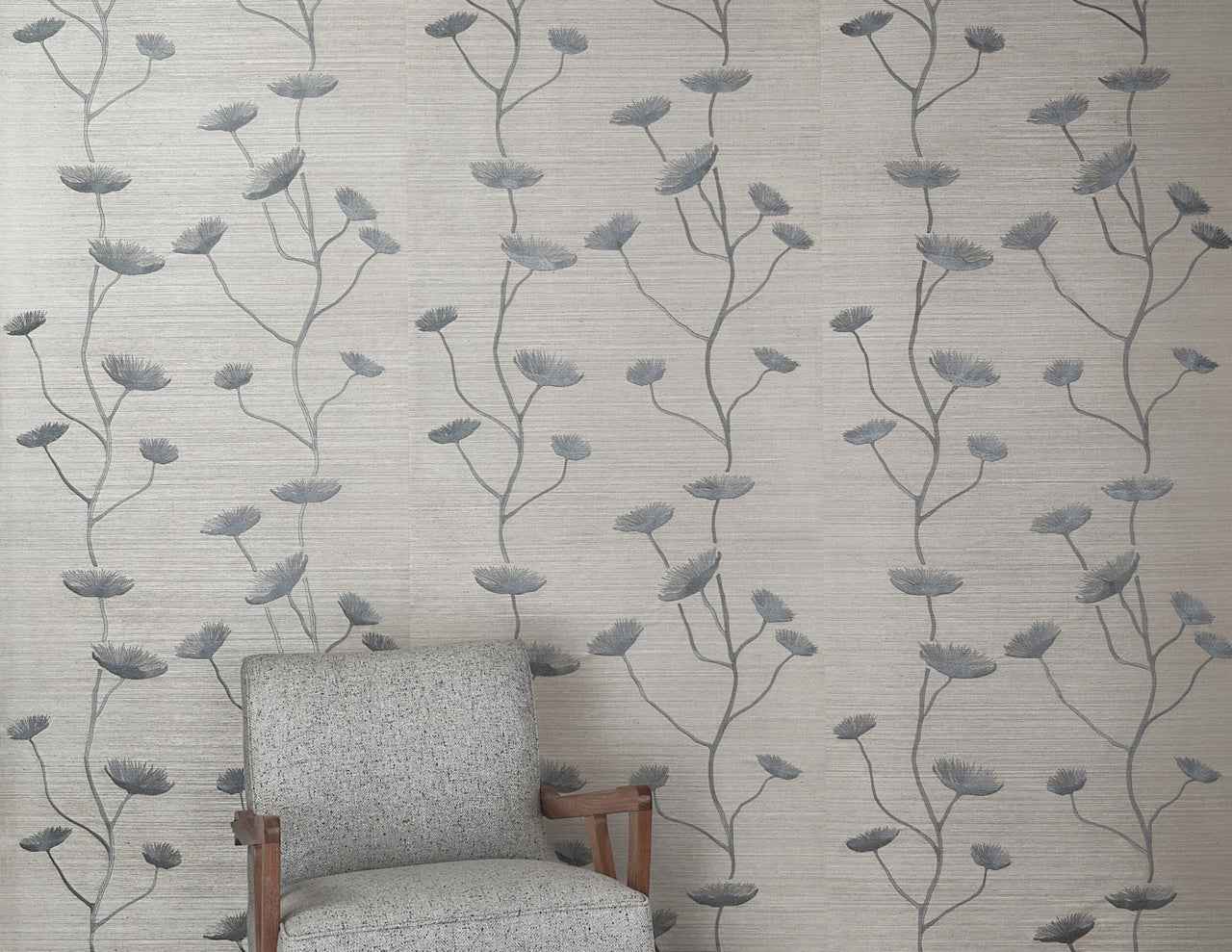 Heirloom Bloom Faint Flora - Phillip Jeffries 35701 - Phillip Jeffries Wallpaper Wallcovering