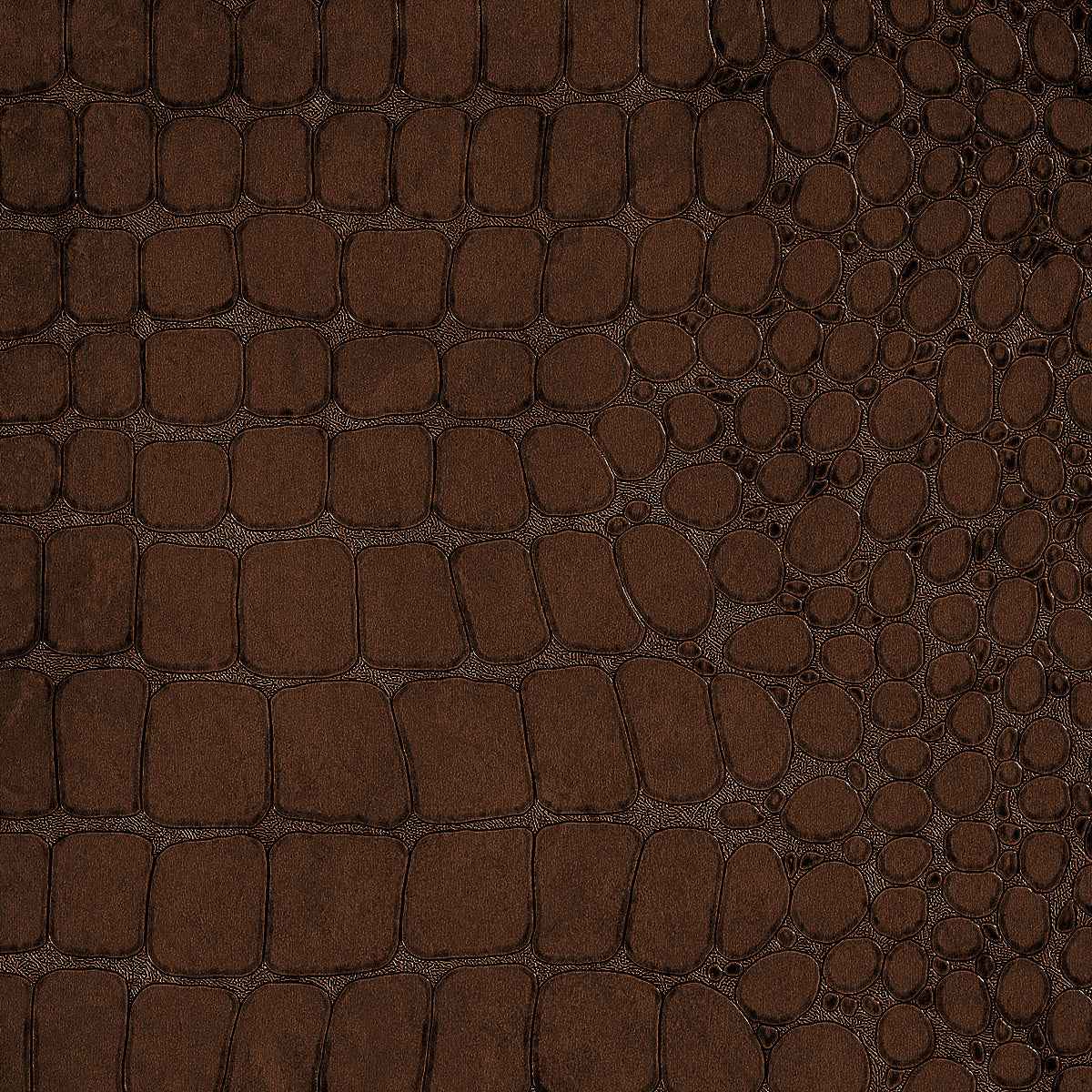 Vinyl Crocodile Rock Tobacco Brown - Phillip Jeffries 10852 - Phillip Jeffries Wallpaper Wallcovering
