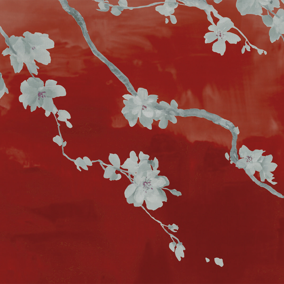 HAIKU-RED-REJUVINATION-ON-GLAM-GRASS-PHILLIP-JEFFRIES-9020 - Phillip Jeffries Wallpaper Wallcovering