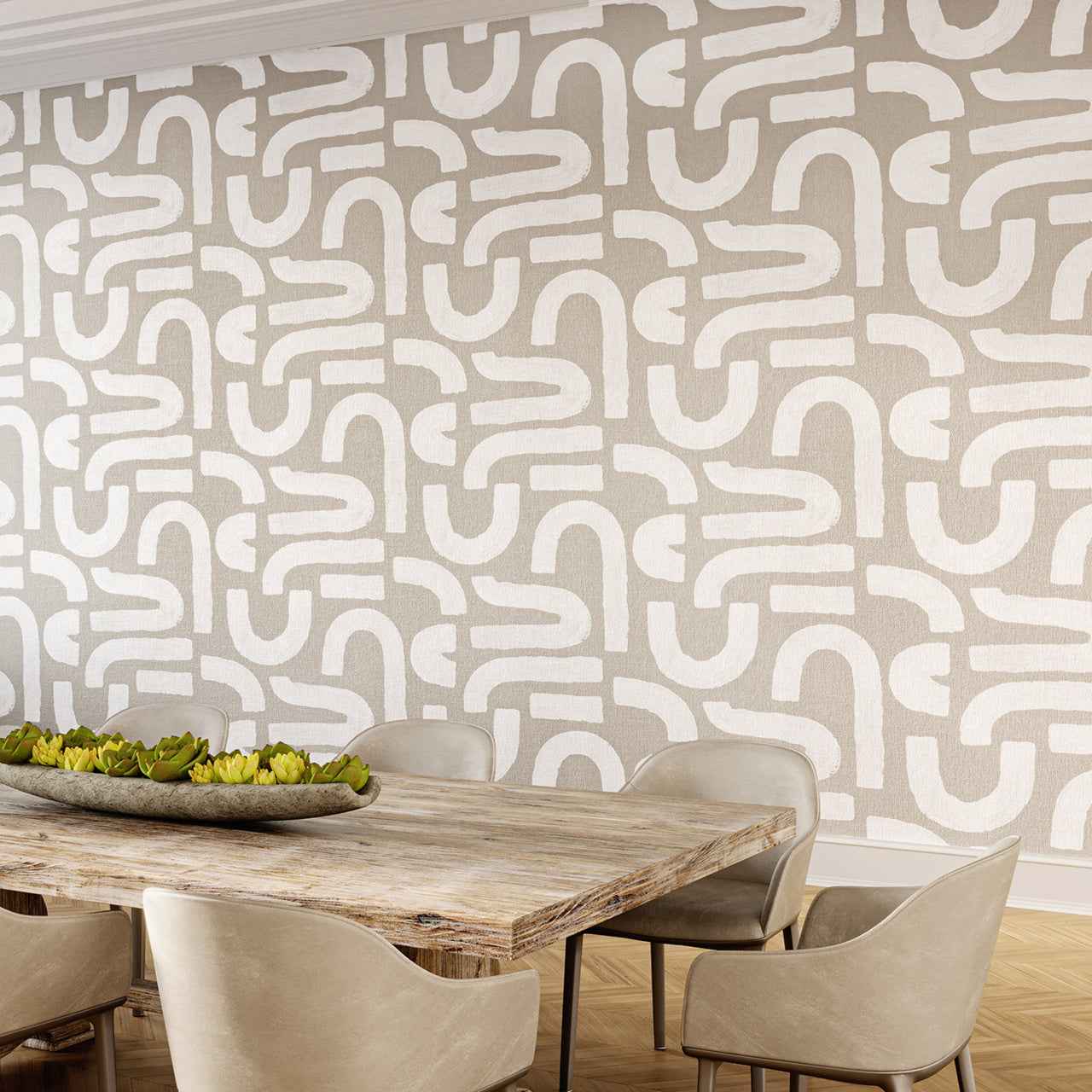 Curves Caramelized Crème on Manila Hemp - Phillip Jeffries 10268 - Phillip Jeffries Wallpaper Wallpaper