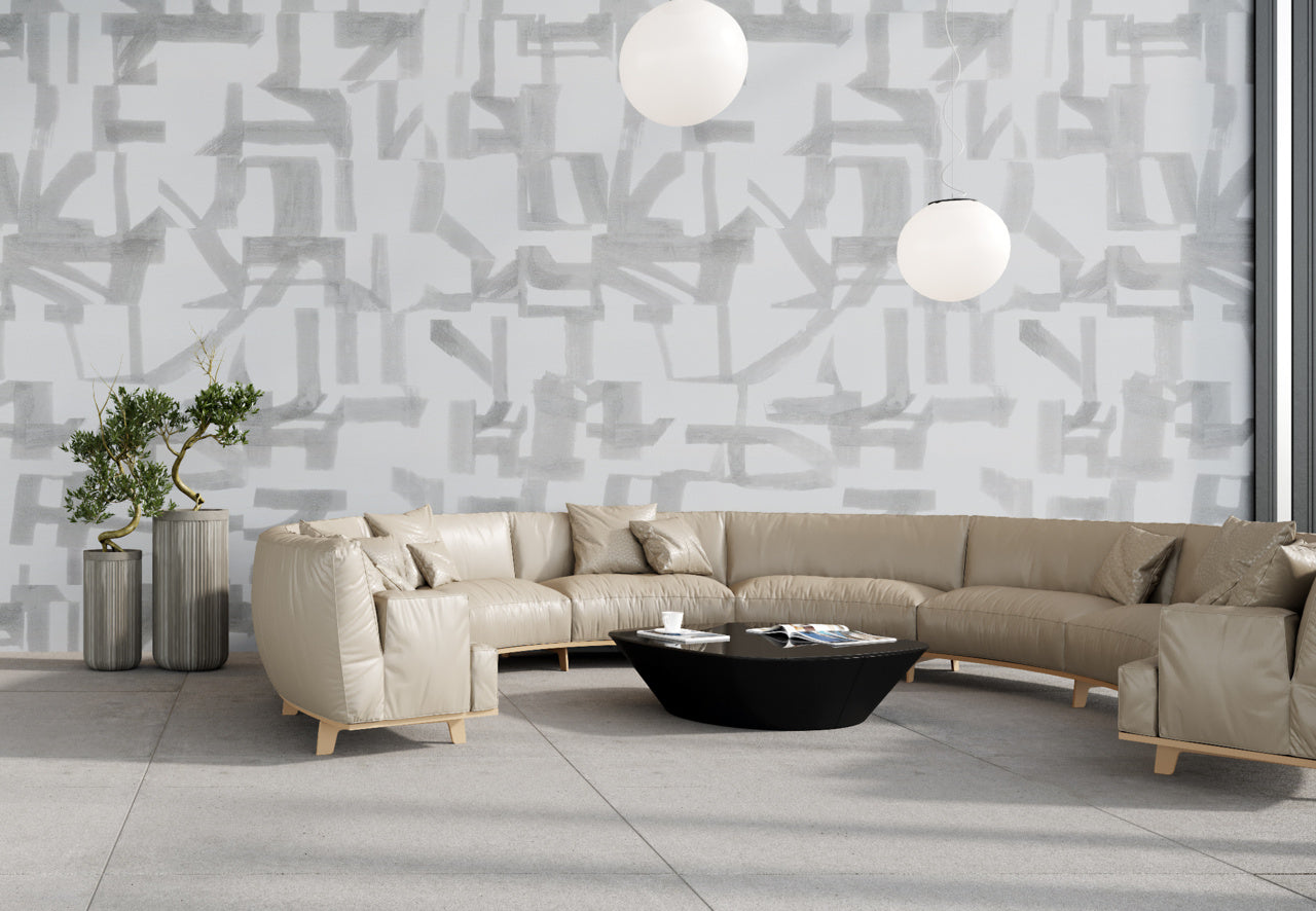 OFFSET-MATTE-GREY-ON-MANILA-HEMP-PHILLIP-JEFFRIES-9132 - Phillip Jeffries Wallpaper Wallcovering