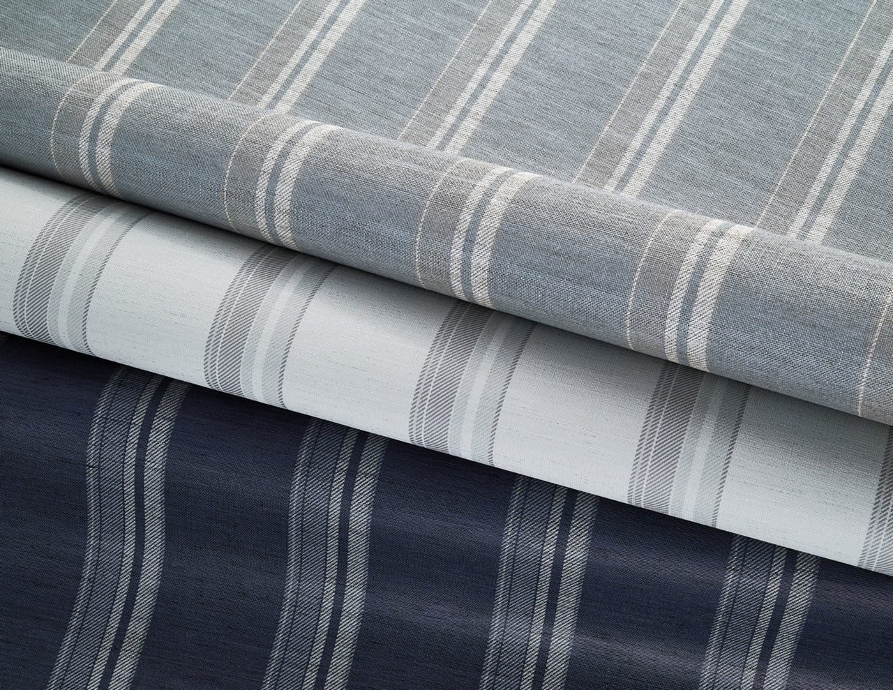 PRAIRIE-STRIPE-WHITE-AND-NAVY-ON-CANVAS-LINEN-PHILLIP-JEFFRIES-10735 - Phillip Jeffries Wallpaper Wallcovering