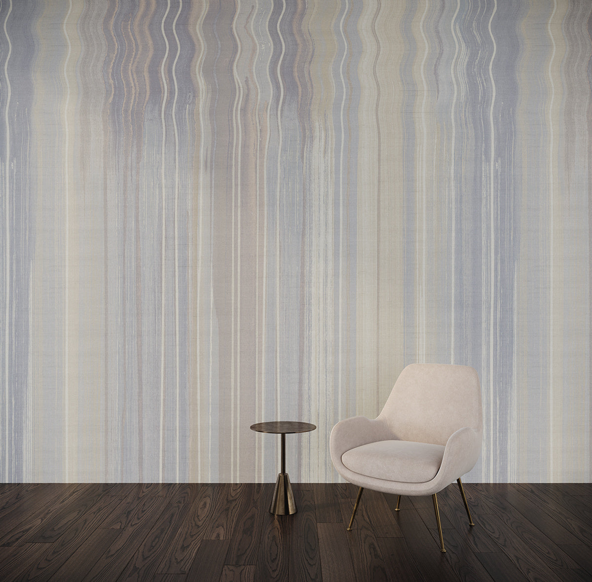 CASCADES-LILAC-ON-STAR-DUST-SILK-PHILLIP-JEFFRIES-30203 - Phillip Jeffries Wallpaper Wallcovering