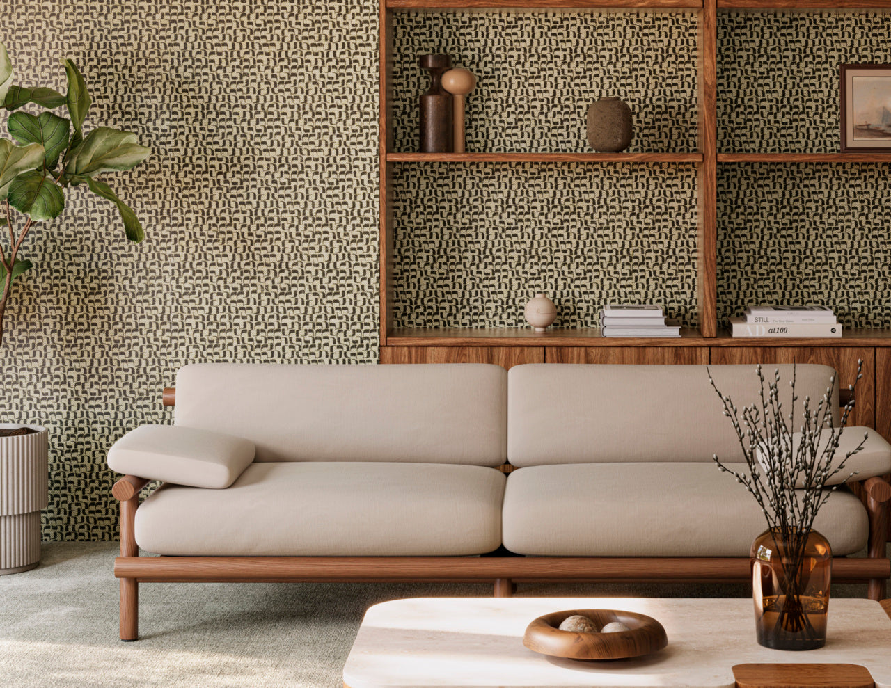 ROSETTA-COCOA-CHARACTER-ON-JAPANESE-PAPER-WEAVE-PHILLIP-JEFFRIES-40804 - Phillip Jeffries Wallpaper Wallpaper