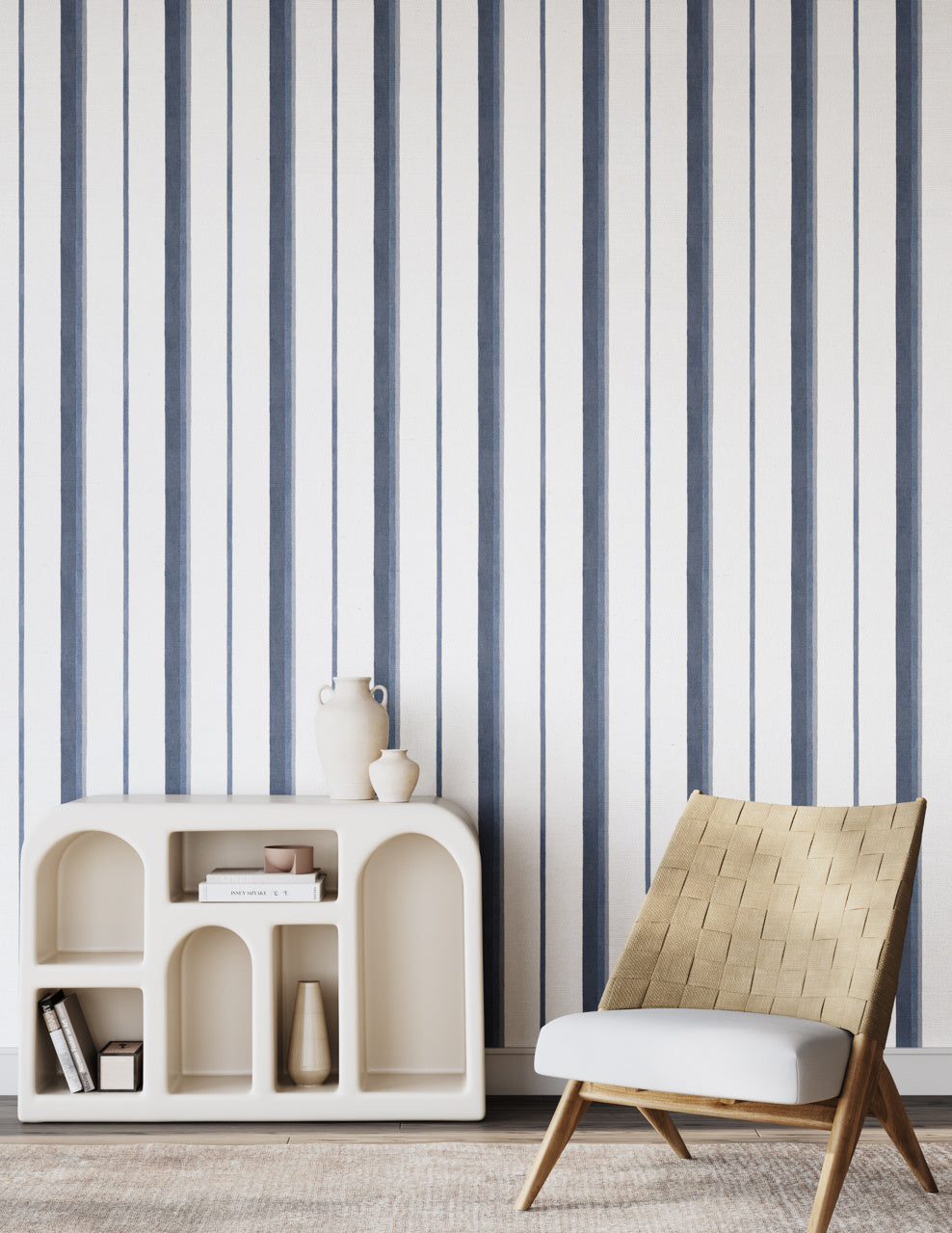 SAINT-TROPEZ-STRIPE-TIDAL-WAVE-ON-MANILA-HEMP-PHILLIP-JEFFRIES-27505 - Phillip Jeffries Wallpaper Wallcovering