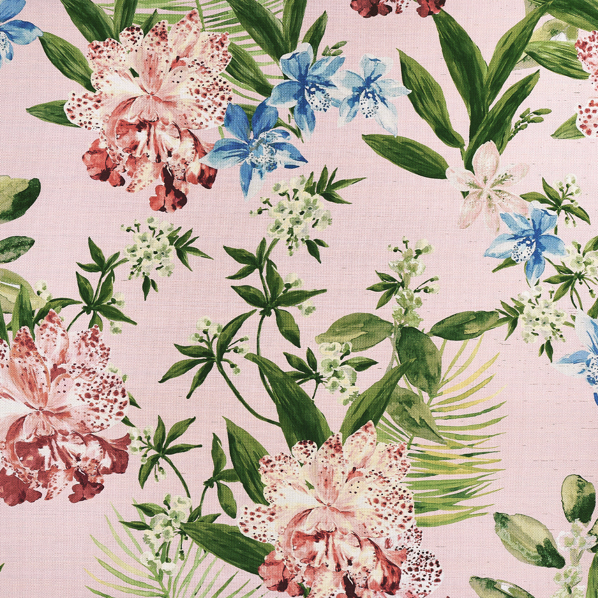 ALOHA-ORCHIDS-SPICY-MOJITO-ON-MANILA-HEMP-PHILLIP-JEFFRIES-10557 - Phillip Jeffries Wallpaper Wallcovering