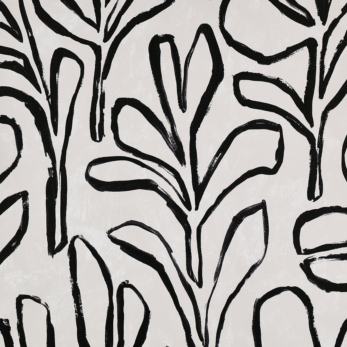 SPRIG-SILHOUETTE-SLEEK-LINKS-ON-VINYL-CANVAS-PHILLIP-JEFFRIES-10311 - Phillip Jeffries Wallpaper Wallcovering