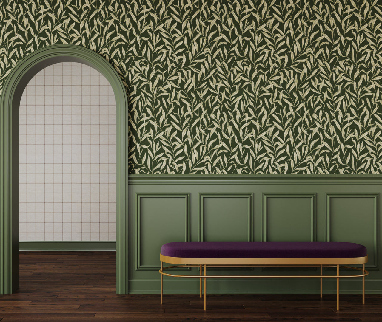 WALK-IN-THE-PARK-GREENERY-ON-MANILA-HEMP-PHILLIP-JEFFRIES-26004 - Phillip Jeffries Wallpaper Wallcovering