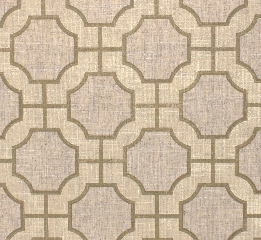 IMPERIAL-GATES-CREAM-AND-CHAMPAGNE-ON-CLASSIC-LINEN-PHILLIP-JEFFRIES-5190 - Phillip Jeffries Wallpaper Wallcovering
