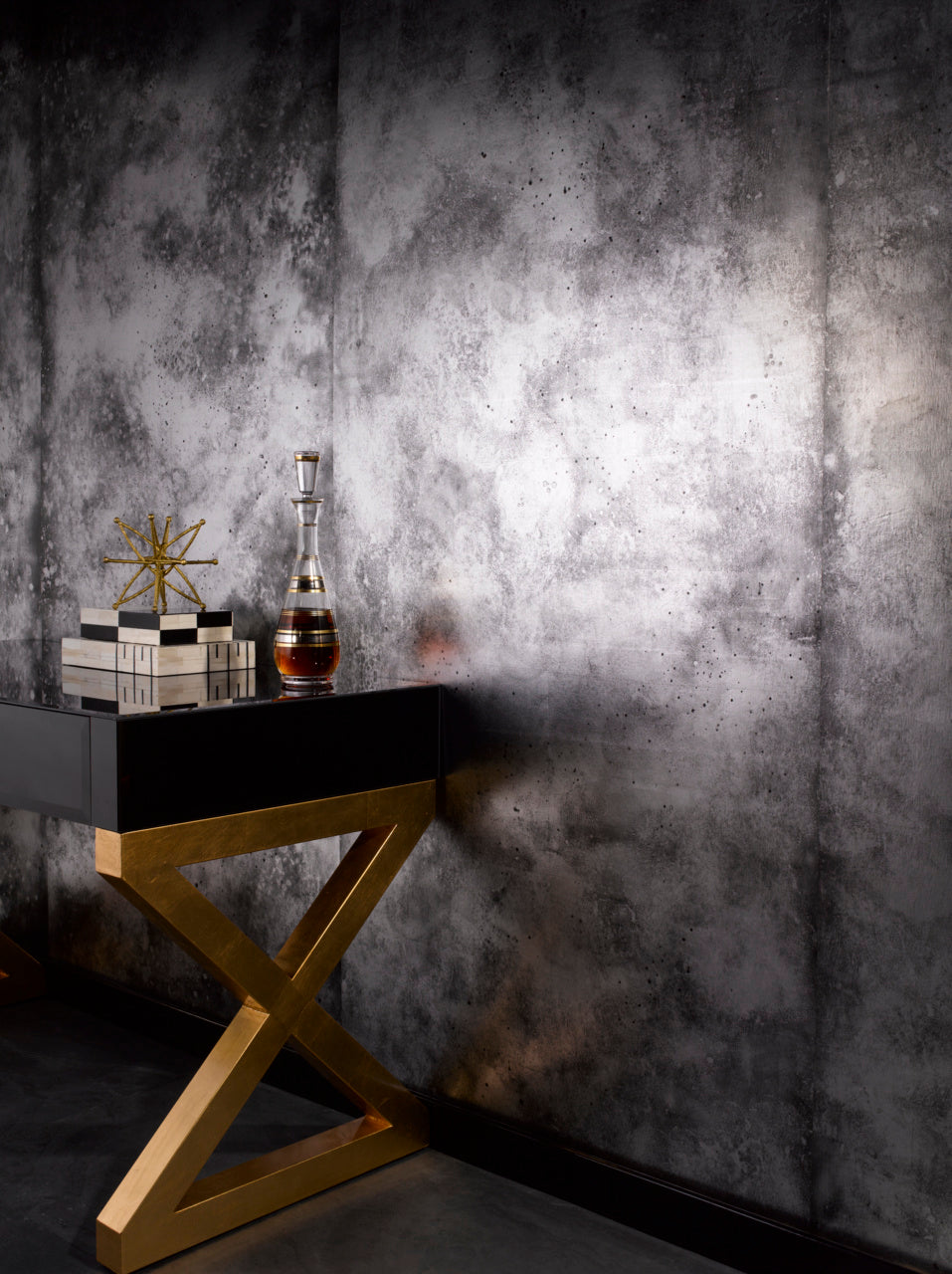 GV100-OXIDIZED-LEAF-INK-PHILLIP-JEFFRIES-GV100 - Phillip Jeffries Wallpaper Wallcovering