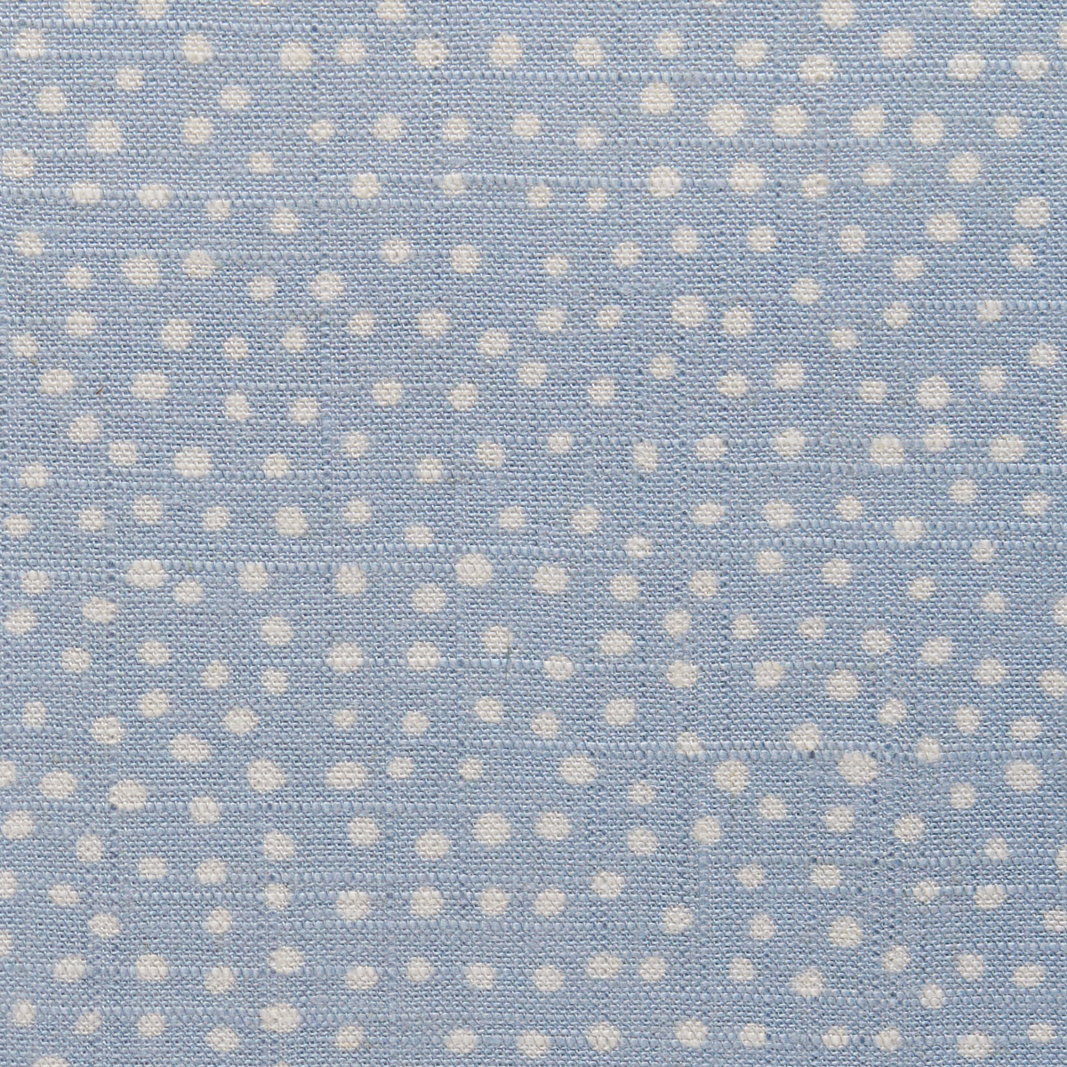 DROPLETS-PERIWINKLE-WITH-WHITE-ON-CANVAS-LINEN-PHILLIP-JEFFRIES-10011 - Phillip Jeffries Wallpaper Wallcovering