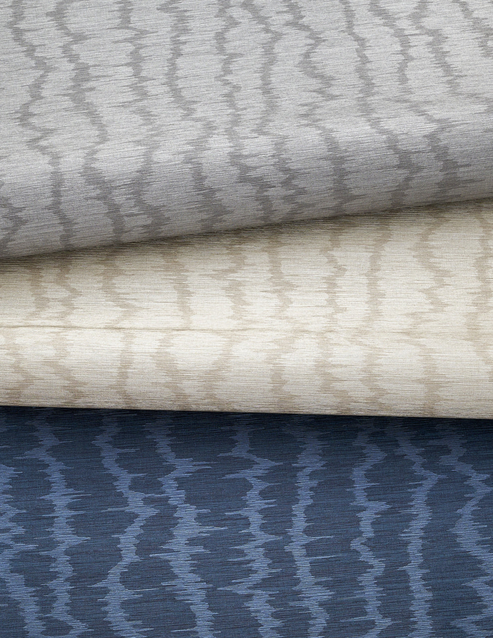 VINYL-MOIRE-STRIPE-SILVER-STREAK-PHILLIP-JEFFRIES-10195 - Phillip Jeffries Wallpaper Wallpaper