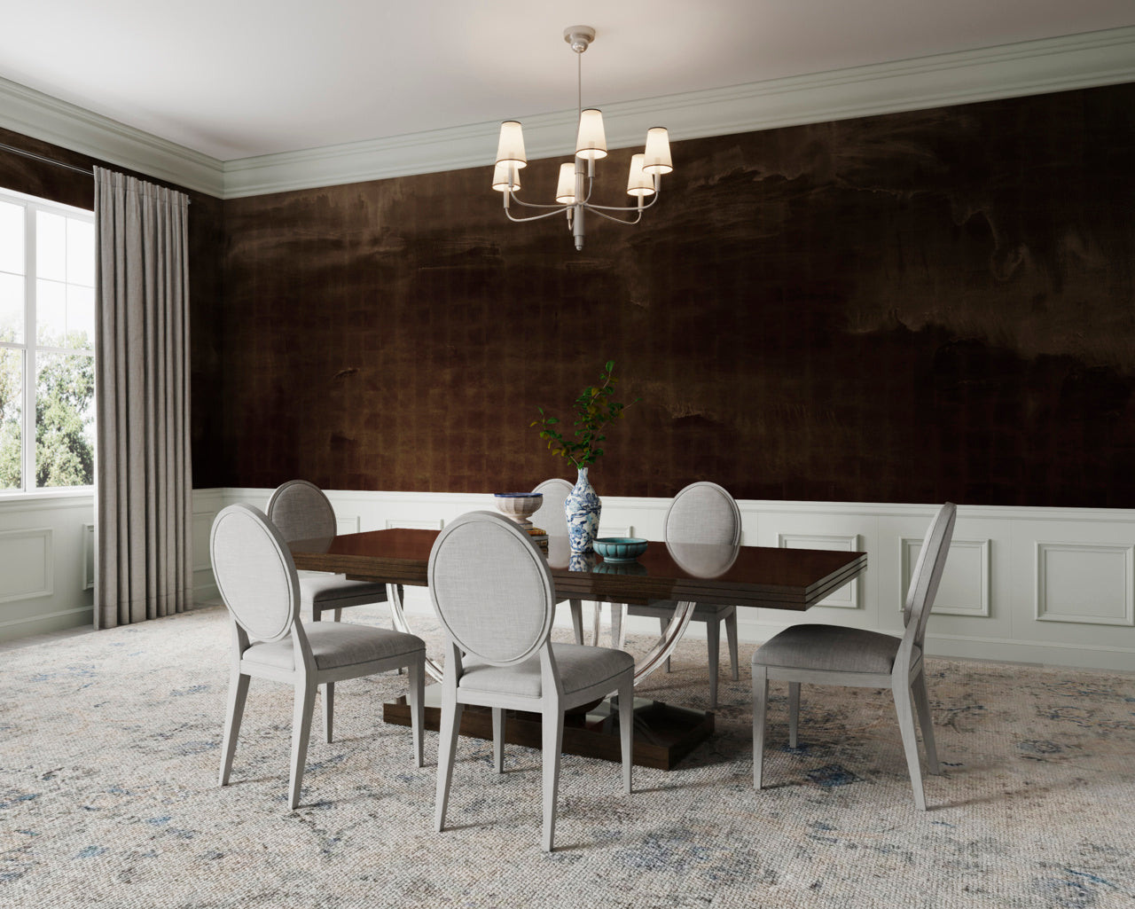 SAKKA-EMBER-ON-GILDED-METALLIC-LEAF-PHILLIP-JEFFRIES-9030 - Phillip Jeffries Wallpaper Wallcovering