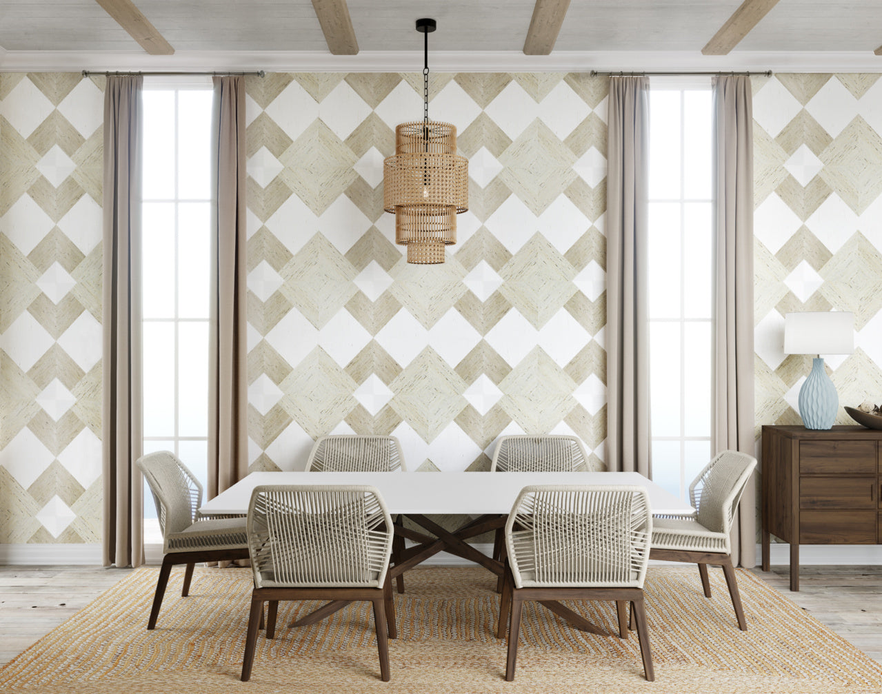 ARROWROOT-INLAY-WARM-BEIGE-PHILLIP-JEFFRIES-8161 - Phillip Jeffries Wallpaper Wallcovering