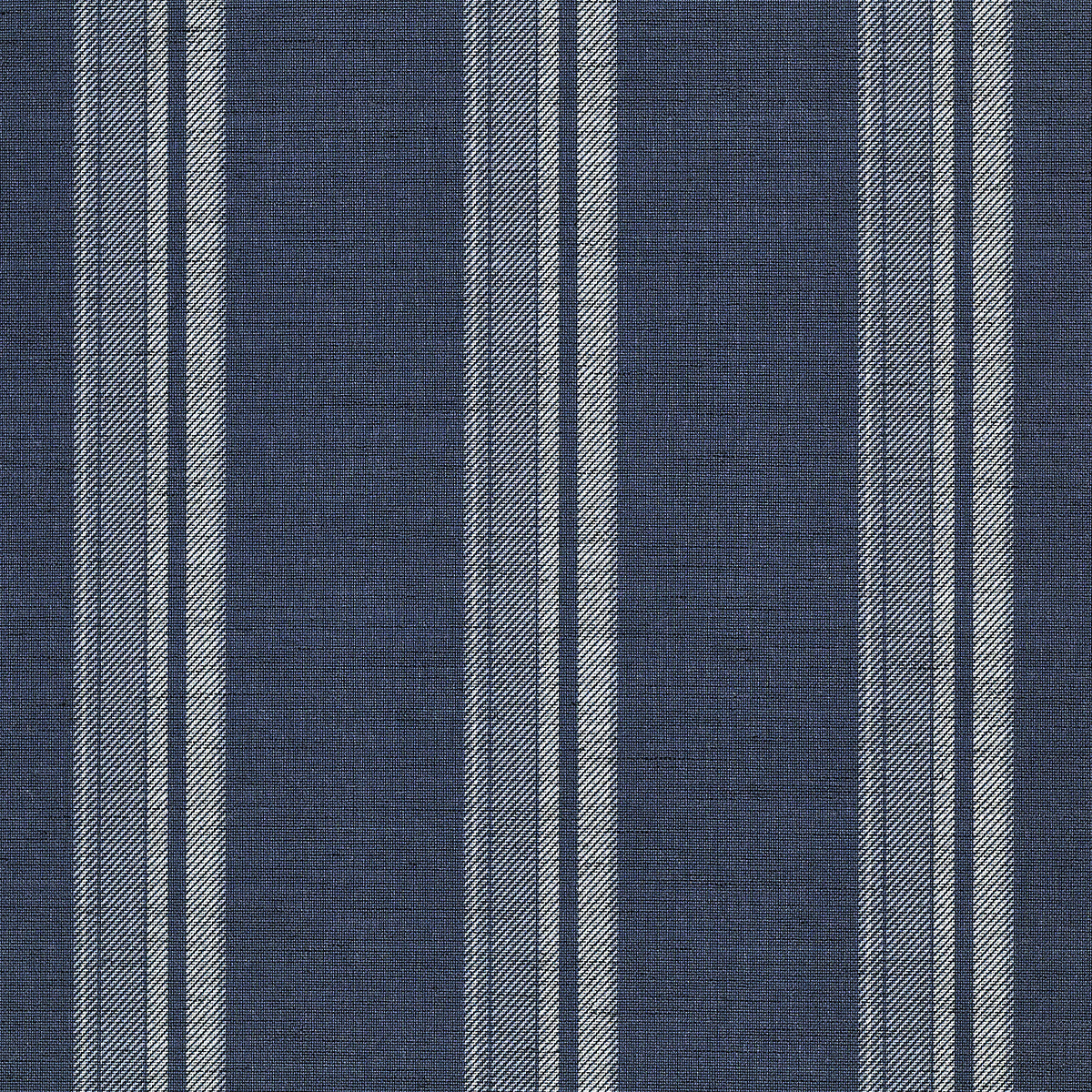 PRAIRIE-STRIPE-WHITE-AND-NAVY-ON-CANVAS-LINEN-PHILLIP-JEFFRIES-10735 - Phillip Jeffries Wallpaper Wallcovering