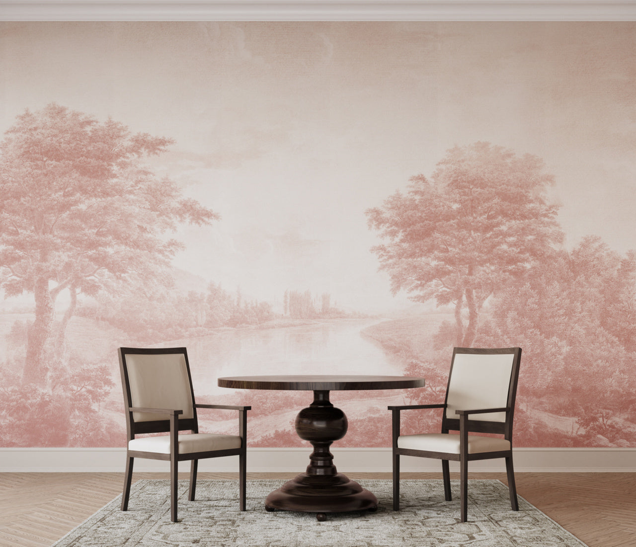 VISTA-ROSE-COLORED-ON-MANILA-HEMP-PHILLIP-JEFFRIES-28002 - Phillip Jeffries Wallpaper Wallcovering